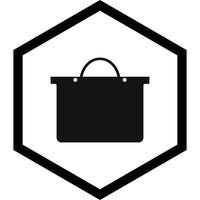 Shopping Bag Icon Design vector