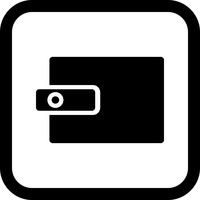 Wallet Icon Design vector