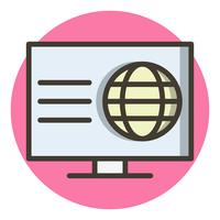 Webpage Icon Design vector