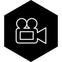 Video Camera Icon Design vector