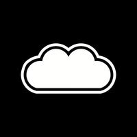 Diseño de iconos en la nube vector