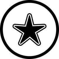 Diseño de icono de estrella vector