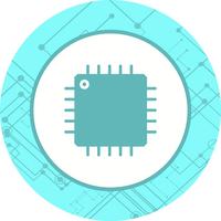 Processor Icon Design vector