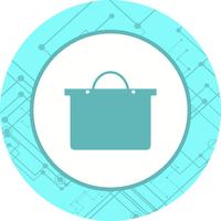 Diseño del icono del bolso de compras vector