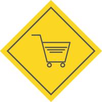 Carrito de compras Icono de diseño vector