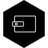 Wallet Icon Design vector