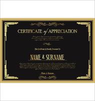 Certificate vector