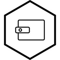 Wallet Icon Design vector