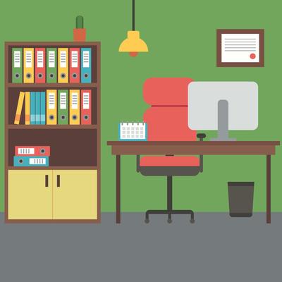 Green Office Vector Art, Icons, and Graphics for Free Download