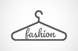 Vector Gray Hangers Icon, fashion