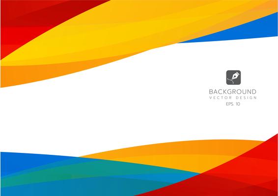 full color background with wavy shapes