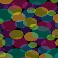 abstract oval pattern on black background vector