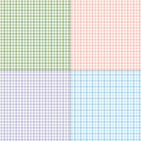 patrones de cuadros de tela escocesa de algodón a cuadros vector