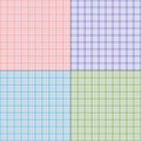 twill pastel vector plaids