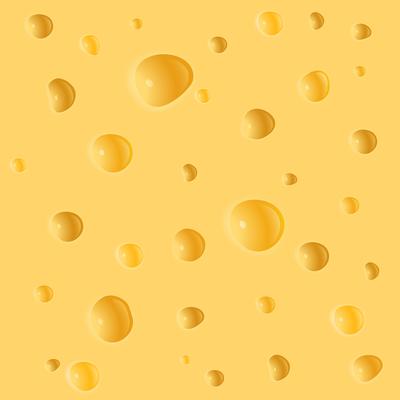 Vector Illustration of cheese melt isolated on white background 535088