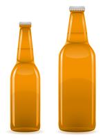 beer bottle vector illustration