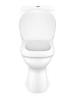 toilet bowl vector illustration