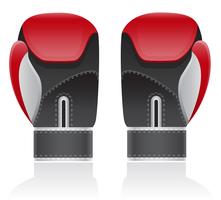 boxing gloves vector illustration