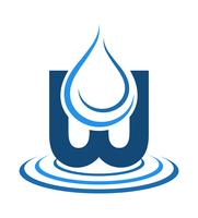 logo mineral water vector illustration
