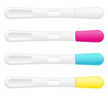 pregnancy test vector illustration