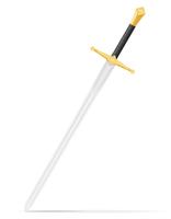 batalla espada medieval stock vector ilustración