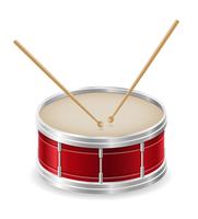 drum musical instruments stock vector illustration