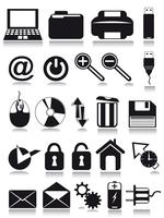 internet web icons vector