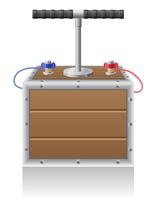 Ilustración de vector de fusible detonante