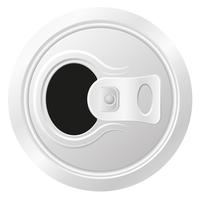 open can of beer vector illustration