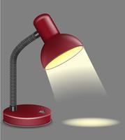 lighting table lamp vector illustration