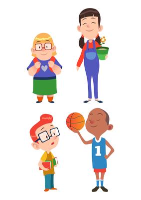 Children Character Set