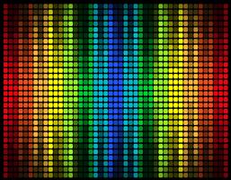 Ecualizador gráfico multicolor abstracto ilustración vectorial vector