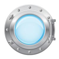 boat porthole vector illustration