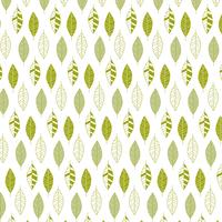 green leaf pattern vector