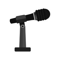 microphone isolated on white background vector