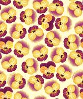 Floral seamless pattern. Flower background. Bloom garden texture vector