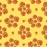 Abstract floral seamless pattern. Summer Flower background. vector