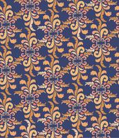 Abstract floral ethnic pattern. Geometric floral ornament.