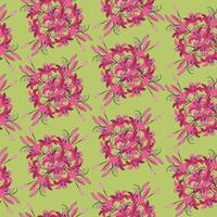 Abstract floral seamless pattern. Flower ornamental background.