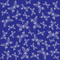 Butterfly seamless pattern. Summer holiday wildlife background. vector