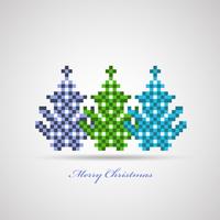 Christmas trees vector