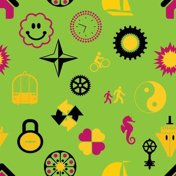 Seamless pattern vector