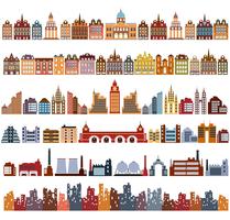 Variants of houses vector