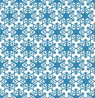 Snowflake tile pattern Winter holiday ornament Geometric texture
