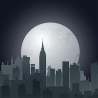 Night city vector