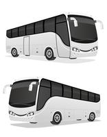 big tour bus vector illustration