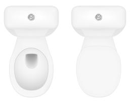 toilet bowl vector illustration