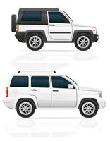 car jeep off road suv vector illustration