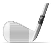 Ilustración de vector de club de golf