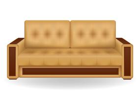 sofa furniture vector illustration